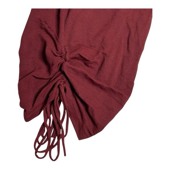 Free People Beach I'm So Fly Pants Burgandy Size M - Picture 5 of 10